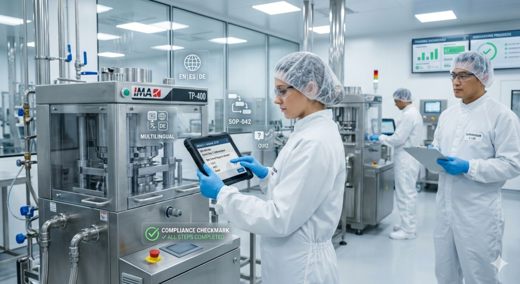 AI-powered GMP compliance software, Training and Onboarding Process, Training and Onboarding, Yuktra, TrainingOS, training, onboarding
